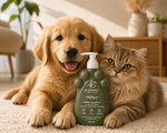 Load image into Gallery viewer, KLEENPET™ Natural Pet Shampoo – Paw Design Bottle
