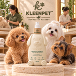 Load image into Gallery viewer, KLEENPET™ Natural Pet Waterless Shampoo – Paw Design Pump Bottle
